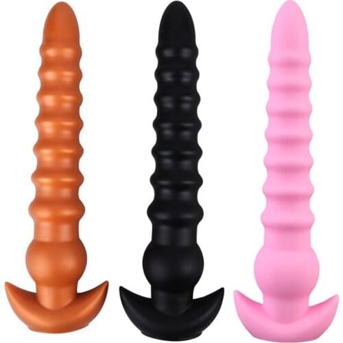 Long Huge Anal Plug Silicone Big Butt Plug Vagina Stimulation Prostate Massager Anal Sex Toys Erotic Anus Dilator For Men Woman