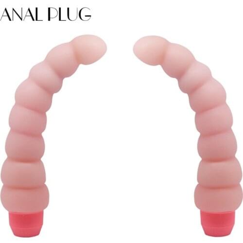 ANAL PLUG Multi-speed vibration Realistic strong power vibrating Dildo, Silicone Flexible Penis G spot Massager Sex Toys