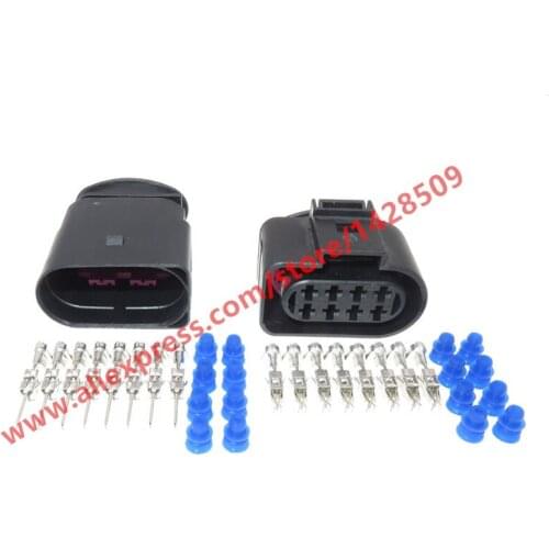 20 Sets 8 Pin 3.5mm Auto Waterproof Connector Radar Taillight Light Plug For VW Audi 8D0973834 8D0973734 8D0 973 834 8D0 973 734