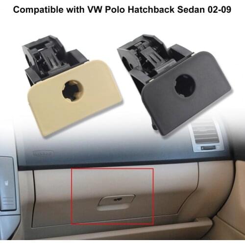 Auto Glove Box Clip Anti-scratch Robust ABS Sturdy Glove Box Lock Latch Catch 6Q0857131D for VW Polo Hatchback Sedan 02-09