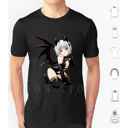 ? Cute Demon Neko Koneko Toujou ( High School Dxd ) ? T Shirt Print For Men Cotton New Cool Tee Koneko Toujou Koneko Demon Girl