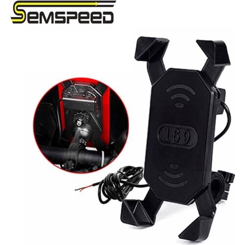 Phone Holder Fork Stem Mount Bracket Motorcycle GPS Navigation Bracket for Yamaha YZF R1 2002-2017 R6 2006-2017 R1M USB Charger