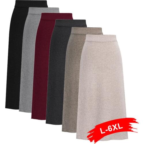 KINSAGA Knitted Pencil Skirts