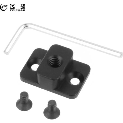 M4 to 1/4 Screw Adapter Extend Handle Mount Plate Adapter Monitor Holder Aluminum Alloy for DJI Ronin S Stabilizer Magic Arm