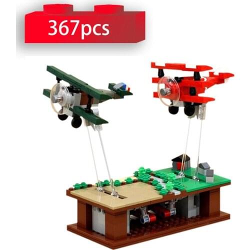 Military Aircraft Model Pursuit of Flight City Airplane Fighter Building Blocks DIY Figures Bricks Creative MOC Toys Children