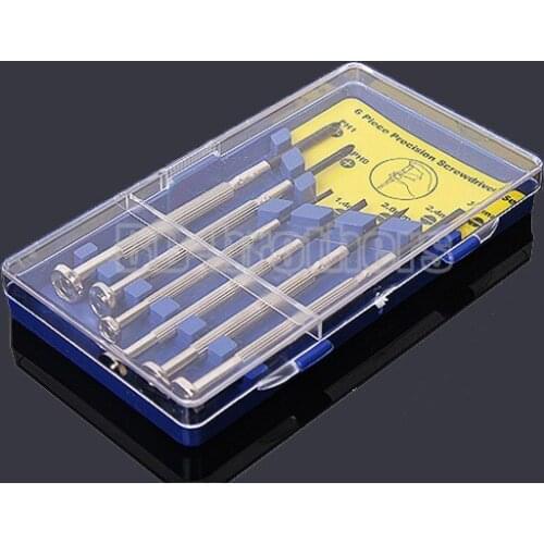6in1 Mini Precision Screwdriver Set Screwdriver Combination Package Decoration Wrist Watch Cell Phone Repair Tools 250set/sets