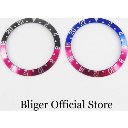 New Arrival 38mm Aluminum Alloy Watch Bezel Ring Insert Fit Automatic Watch