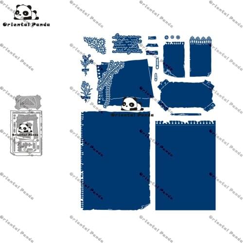 New Dies 2020 Camper Van Metal Worn out note paper Dies diy Die photo album cutting die Scg new die for 2021 metal dies alina