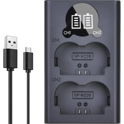 NP-W235, NP W235 Camera Battery charger with Type-C Port for Fujifilm Fuji X-T4, XT4