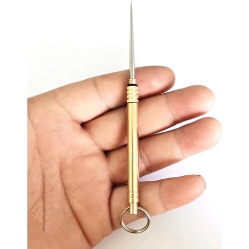 Portable Home Titanium Alloy Toothpicks Pocket Toothpick Holder Reusable Fruit Toothpicks for Outdoor Picnic Camping Hiking