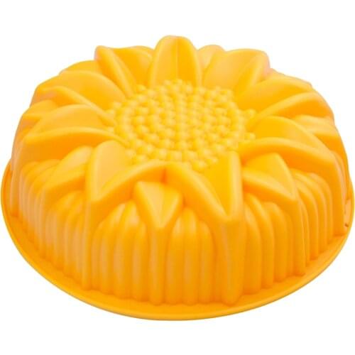 Sunflower Jelly Silicone Mold for Baking Cake Bakeware Cake Mould Mold DIY Baking Tins Pan Decorating Tool For Cakes Bread