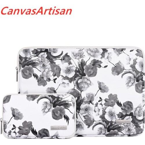 CanvasArtisan Brand Laptop Bag 11",12",13",14",15",15.6",Plain Printing Sleeve Case For Macbook Air Pro Notebook,Dropship V051