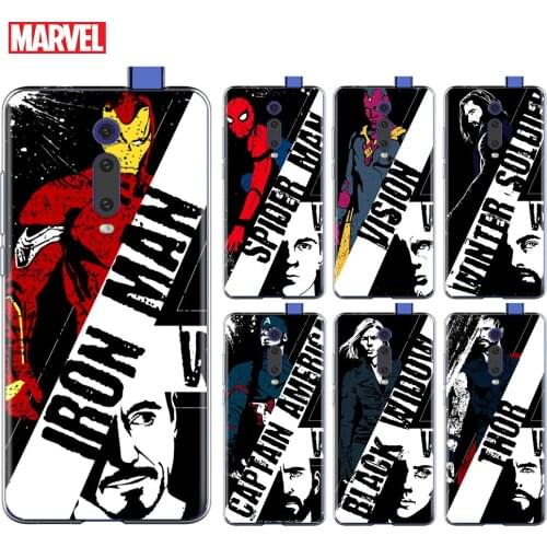 Avengers Marvel superhero For Xiaomi Redmi 9I 9T 9A 9C 9 Prime 8A 8 7A 7 6A 6 5 5A 4X PRO Plus Transparent Soft Phone Case