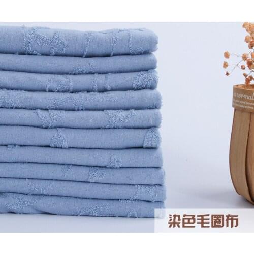 Sweater Coat Fabric Terry Jacquard Casual for Spring and Autumn Knitted 50*165cm Jersey Fabric Printed Cartoon SMTA