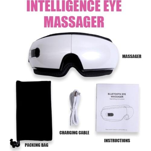 Smart Air Pressure Eye Massager Electric Double Airbag Five Modes Heated Goggles Anti Wrinkles Health Care Tools Music Eye Rel