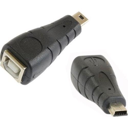 USB 2.0 printing female printer cable to mini 5pin male USB BF / mini 5p adapter