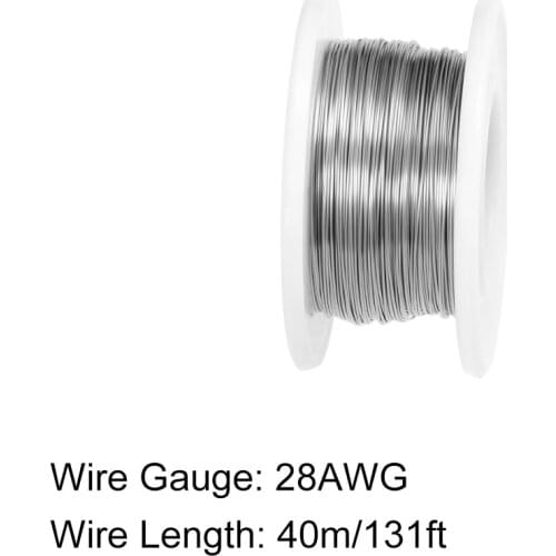 Uxcell Heating Resistor Wire Nichrome Resistance Wires for Heating Elements 0.1-0.3mm dia 0.3mmx131ft DxL