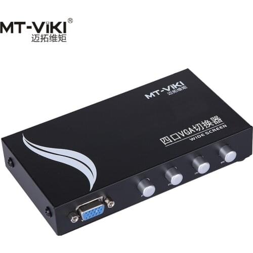 MT-VIKI VGA video switch 4 in 1 out 4 PCs share 1 monitor MT-15-4C