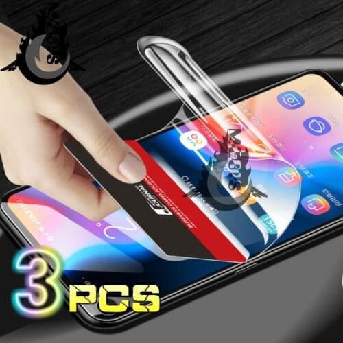 3pcs Protective Hydrogel Film For Samsung A51 A50 A40 A20 Screen Protector Samsung Note 10 Plus S10 S20 A10 S8 S9 plus