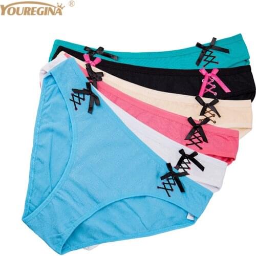 Womens Underwear Woman Panties Cotton Briefs Women Sexy Ladies Bragas Knickers Underpants Soldes Femmes 6 pcs/lot