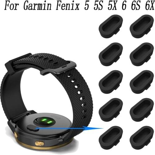 10pcs Fashion Anti-dust Silicone Cover Dustproof Plug Case for Smart Watch Garmin Fenix 5 5s 5x plus vivoactive 3 Forerunner 935