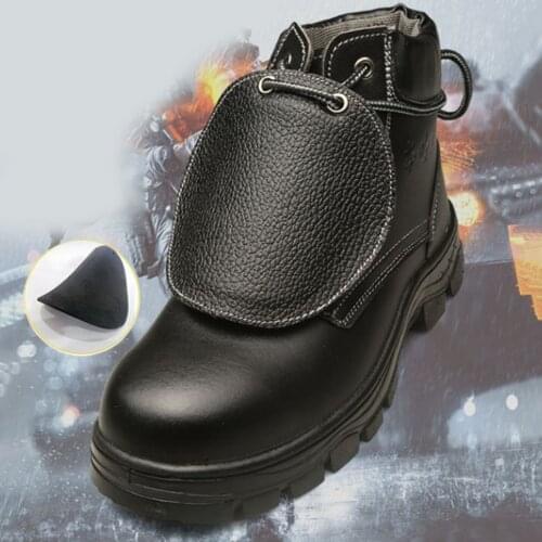 Shoe Cover Anti-smash Protector Insulation Wear-resistant Black