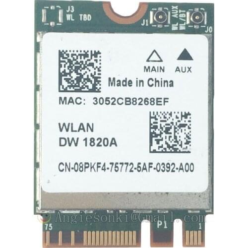 BCM94350Z DW1820A 8PKF4 802.11 AC 867 Mbps NGFF Bluetooth 4.1 Wireless Card For Broadcom BCM94350Z Dell DW1820A WLAN CARD
