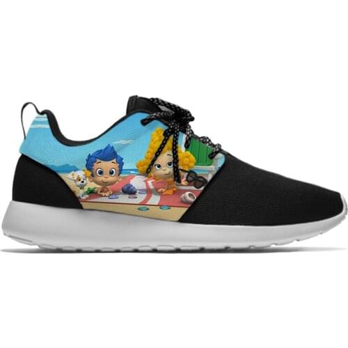 GUPPIES BUBBLE Cartoon Cute Cool Popular Fun Kids Sport Running Shoes Casual Breathable Print Sneakers Gift Children Boys Girls