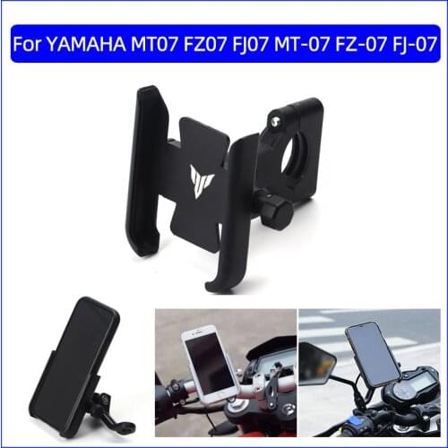 For YAMAHA MT07 FZ07 FJ07 MT-07 FZ-07 FJ-07 Universal Motorcycle Accessories handlebar Mobile Phone Holder GPS stand bracket