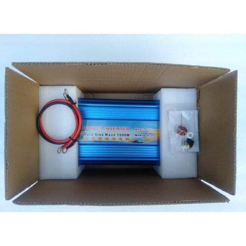 1500W ren sinuskurve inverter Free shipping! Power Inverter 1500W Pure Sine Wave Inverter Off Grid Inverter DC12V-AC230V