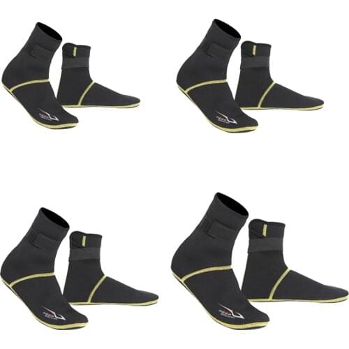 Anti-slip 3mm Neoprene Diving Scuba Surfing Snorkeling Swimming Socks Water Shoes XS/S/M/L/XL for Watersport Freediving Booties