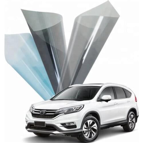 50cmX300cm VLT50% 4 mil black explosion-proof nano ceramic safety tint film car sticker