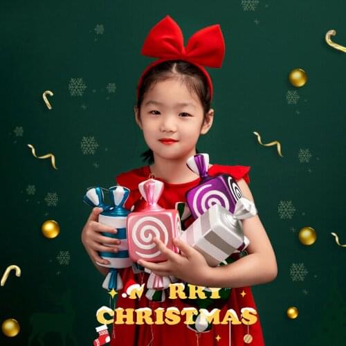 Festive decorations 20CM painted candy Christmas tree dress up pendants wedding party scene arrangement candy pendants