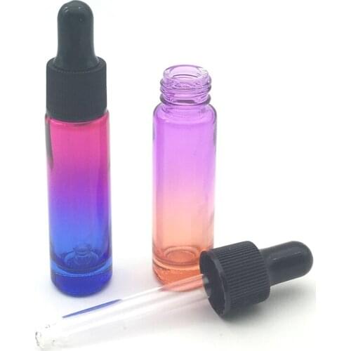 50pcs Empty Perfume Sample 10ml Glass Pipette Bottle with Pure Glass Dropper Essential Oil Mini Tubes Vial