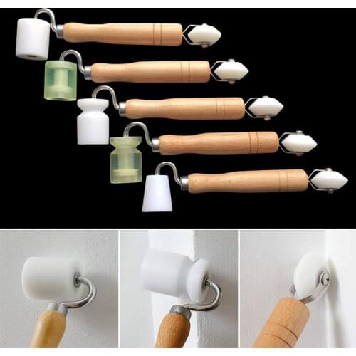 Dual Head Corner Wallpaper Seam Roller Seam DIY Tool for Seamed Home Decor SDF-SHIP