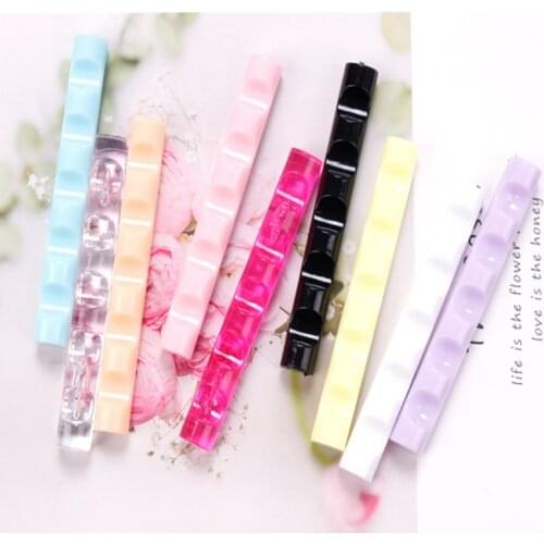 1PC 5 Grids Acrylic Clear Nail Brush Rack Shelf Painting Pen Rest Holder Stand Colorful UV Gel Brush Display Professional Holder