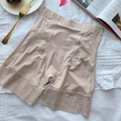 BS102 Summer Womens Pants Skirts Ladies Underwear Soft High Waist Solid Color Safety Shorts Large Size Seamless Boxer Women
