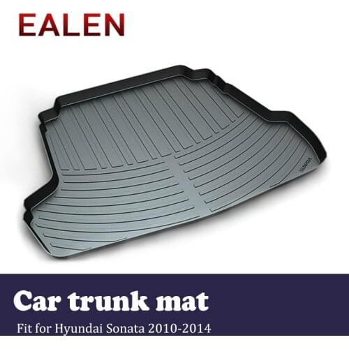 EALEN For Hyundai Sonata 2010 2011 2012 2013 2014 Boot Liner Waterproof Anti-slip mat Accessories 1Set Car Cargo rear trunk mat