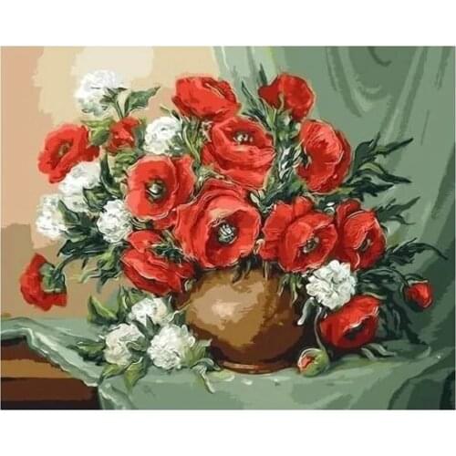 Вся-Чина Painting Flowers By Numbers
