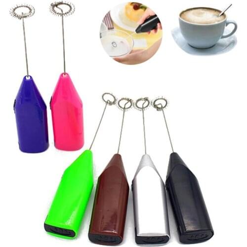 1PCS Milk Drink Coffee Whisk Mixer Electric Egg Beater Frother Foamer Mini Handle Stirrer Kitchen Cooking Tool