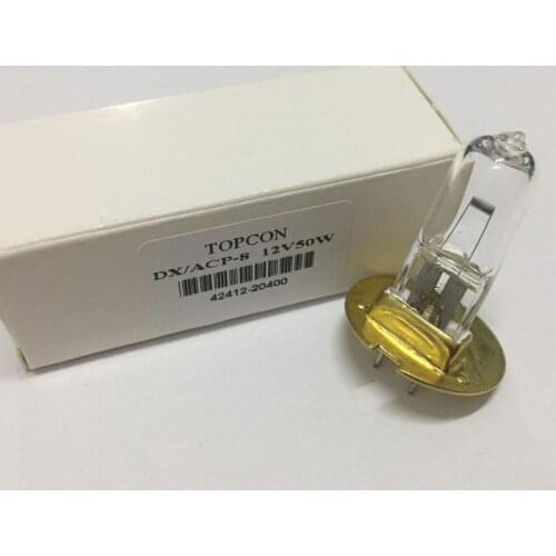 10pcs DHL FREE SHIPPING , TOPCON 12V50W Halogen lamp , ACP-8 eye chart projector lamp