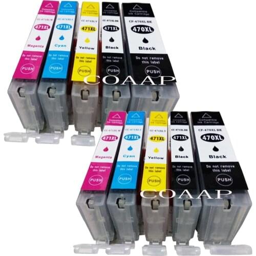 10pk New Canon PGI 470 CLI 471 Compatible ink cartridges for CANON PIXMA MG 5740 8640 / TS 5040 6040 inkjet Printer