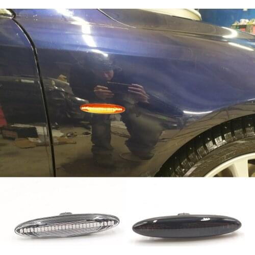 2PCS Led Dynamic Side Marker Turn Signal Light For Lexus IS250 IS350 SC430 Toyota MARK X REIZ CROWN UZZ40 Highlander Camry 40