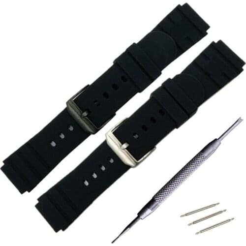 25 x 21 For Lum Corps Watch Resin Rubber Watch Band 390 13001 3000 Universal 21mm Watch Accessories