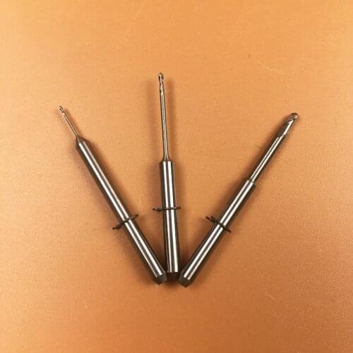 3pcs Dental lab zirconia milling burs for VHF K5 system DC coated VHF K5 CADCAM milling bur for Zirconia More Durable