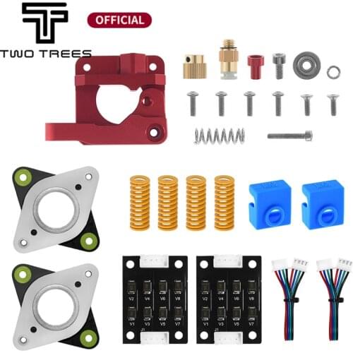 3D Printer Parts MK8 Extruder Upgrade Kit Spring Silicone Sock Stepper Damper TL-Smoother for CREALITY Ender 3 CR-10S Printer