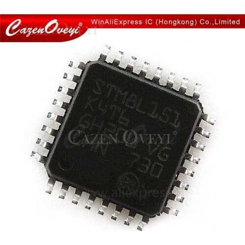 5pcs/lot STM8L151K4T6 STM8L151 QFP-32 In Stock