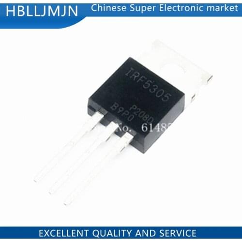 50PCS IRF5305 IRF5305PBF TO-220 31A 55V Field Effect MOS Tube