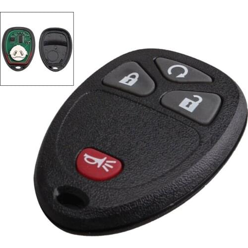 315Mhz 4 Buttons Remote Start Keyless Entry Key Fob Transmitter Clicker Alarm KOBGT04A for Chevrolet Buick Saturn Pontiac