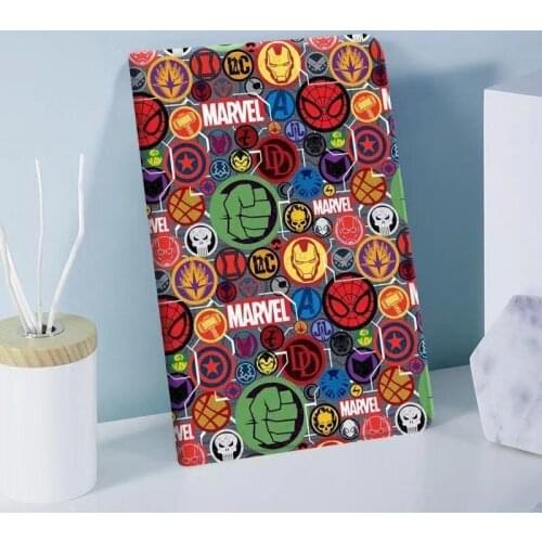 2021 Marvel Iron Man Logo Printing Tablet Case iPad 10.2 2017-2020 Case iPad Mini 5 4 3 2 1 Case 9.7 2017/18 iPad Air Gift